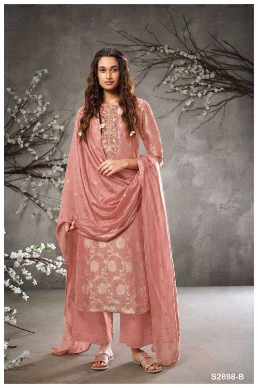 Ganga Chimeg 2898 catalog salwar kameez wholesale surat gujarat