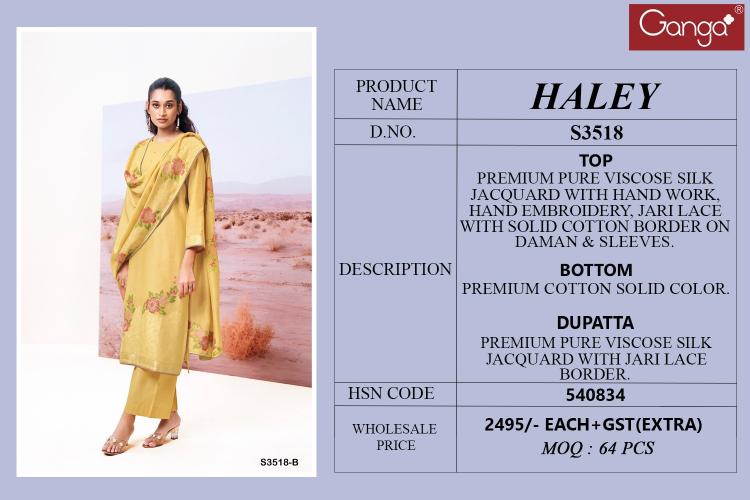Ganga Haley 3518 catalog online salwar kameez surat