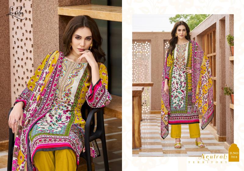 Levisha Mehnaaz Catalog Chiffon Dupatta bengali dress material wholesale