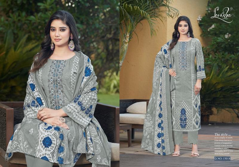 Levisha Naira Nx Vol 15 Catalog surat wholesale market dress materials in pirce