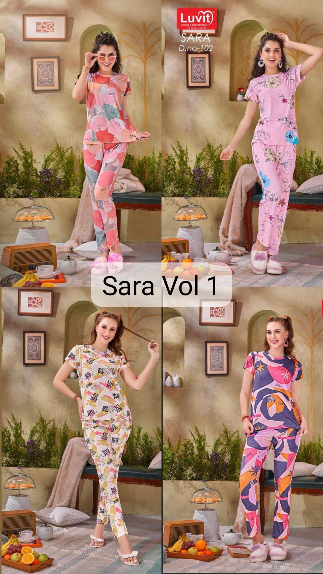 Luvit Sara vol 1 catalog ladies night dress