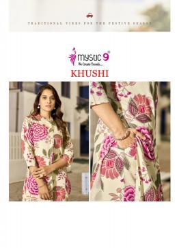 Mystic 9 Khushi Vol 3 catalog viscose wholesale co ord sets
