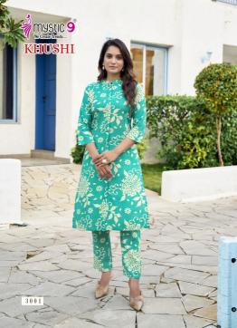 Mystic 9 Khushi Vol 3 catalog viscose wholesale co ord sets