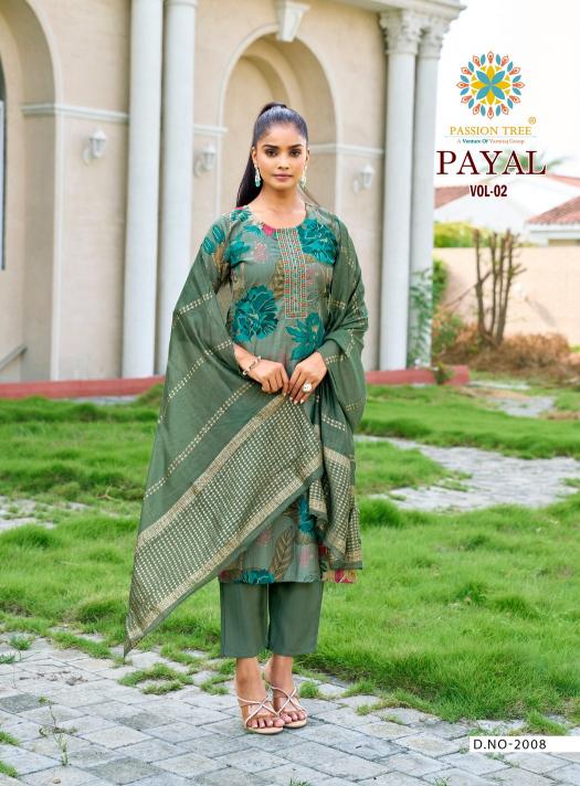 Passion Tree Payal Vol 2 catalog indian kurti style 2025