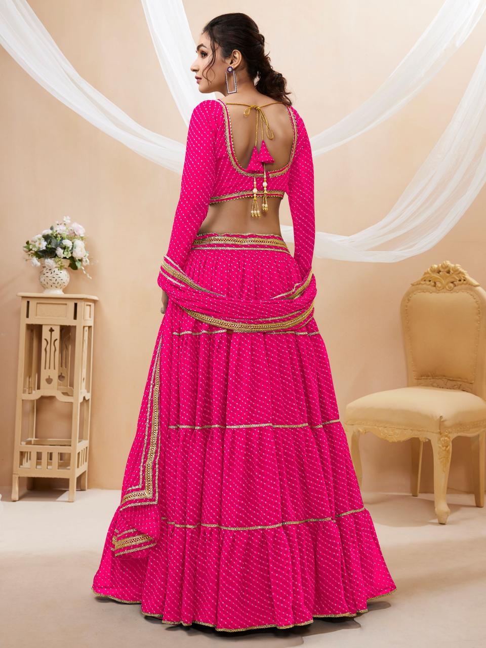 Sabella 603 Pink catalog best lehenga online in india