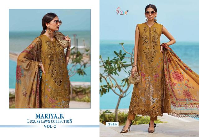 Shree Fabs Mariya B Luxury Lawn Collection Vol 2 catalog Cotton Dupatta designer suits pakistani suits online