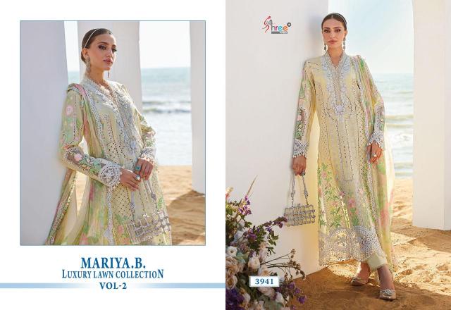 Shree Fabs Mariya B Luxury Lawn Collection Vol 2 catalog Cotton Dupatta designer suits pakistani suits online