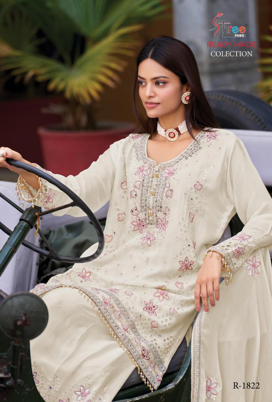 Shree Fabs R 1822 catalog wholesale pakistani designer suits
