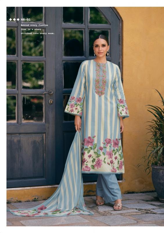 The Hermitage Shop Nisanka Meraki catalog unstitched salwar kameez manufacturers in surat