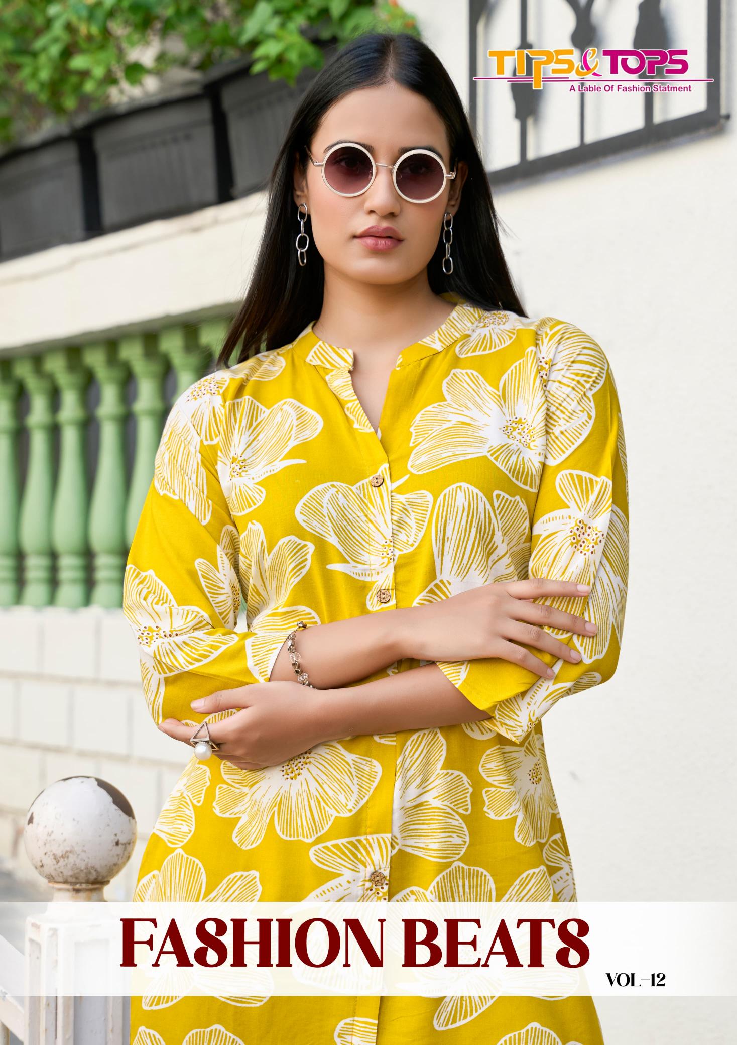 Tips And Tops Fashion Beats Vol 12 rayon co ord set 