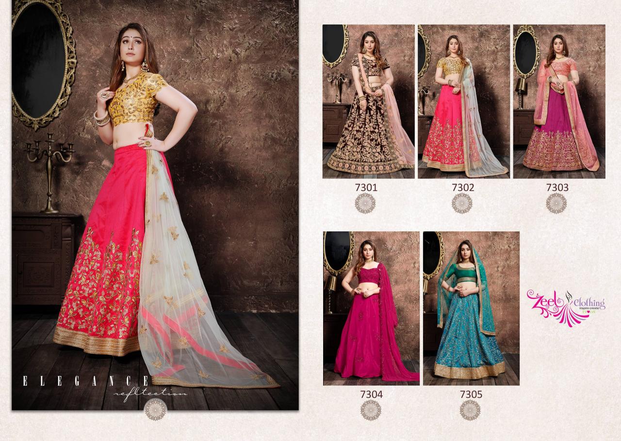 Zeel Clothing Neo Romantic Vol 1 catalog top lehenga cholis in india