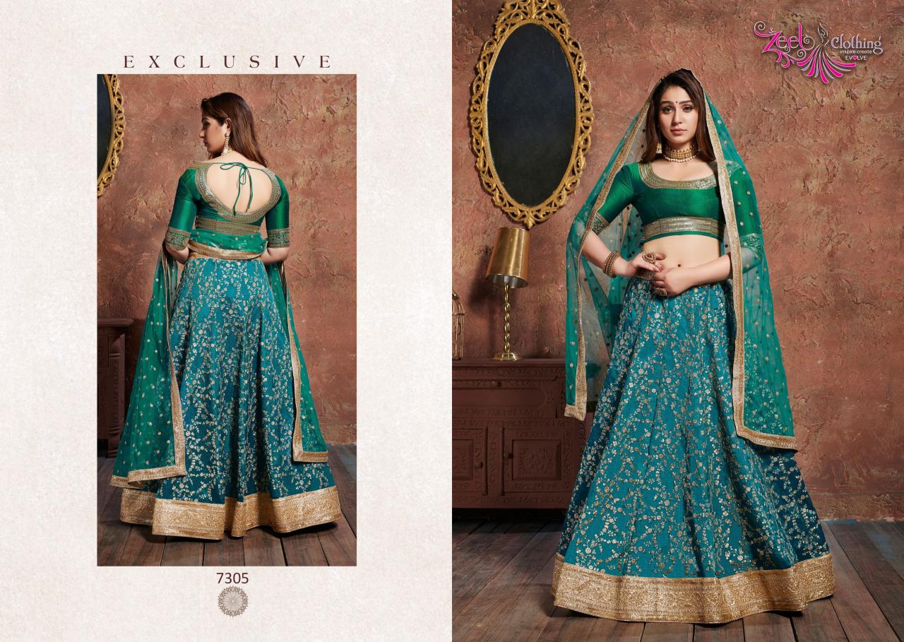 Zeel Clothing Neo Romantic Vol 1 catalog top lehenga cholis in india