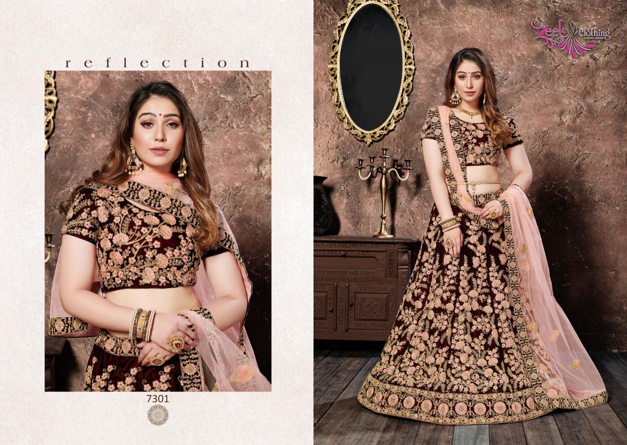 Zeel Clothing Neo Romantic Vol 1 catalog top lehenga cholis in india