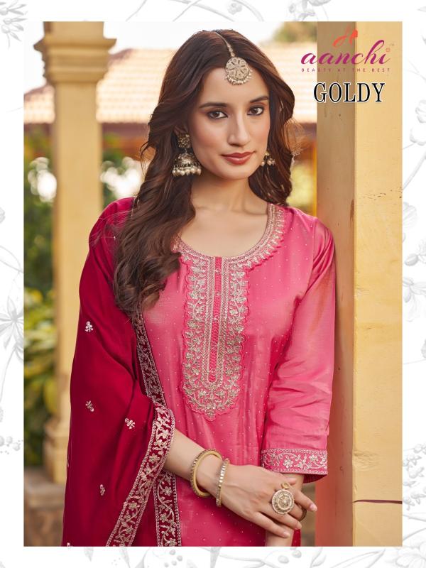 Aanchi Goldy catalog kurti models in india