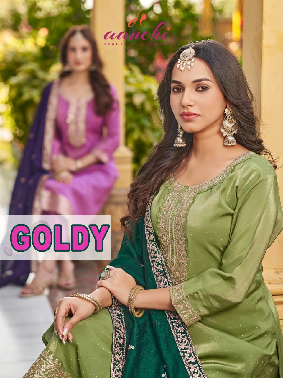Aanchi Goldy catalog kurti models in india