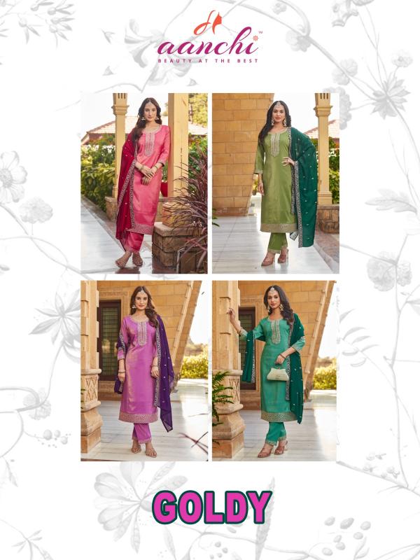Aanchi Goldy catalog kurti models in india