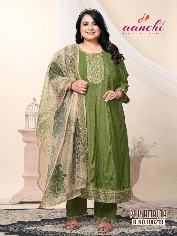 Aanchi Plus Amruta catalog plus size indian kurtis uk 