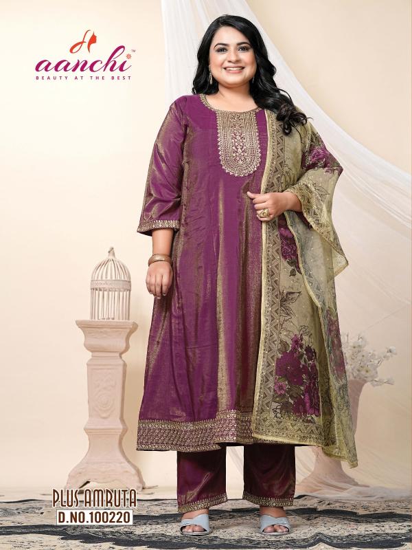 Aanchi Plus Amruta catalog plus size indian kurtis uk 