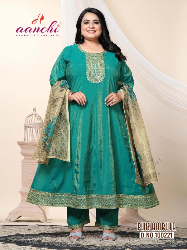 Aanchi Plus Amruta catalog plus size indian kurtis uk 