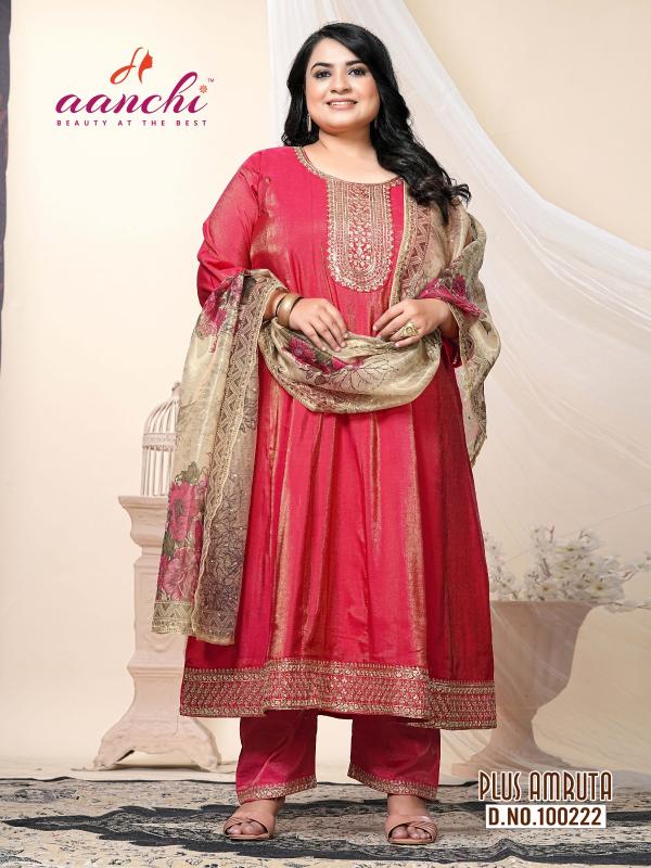 Aanchi Plus Amruta catalog plus size indian kurtis uk 