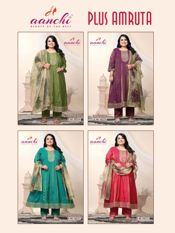 Aanchi Plus Amruta catalog plus size indian kurtis uk 