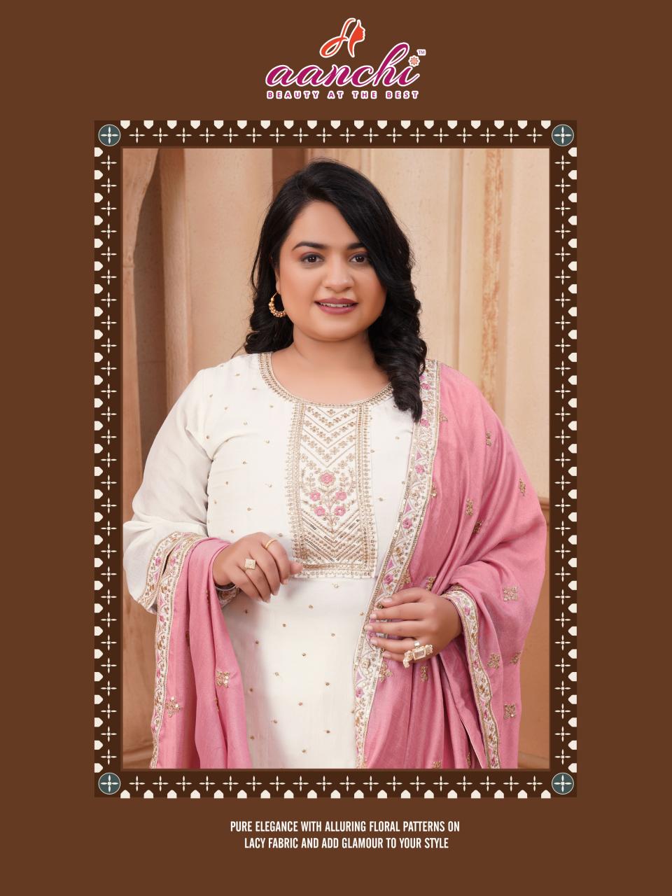 Aanchi Plus Crystal vol 2 catalog plus size kurtis online shopping india