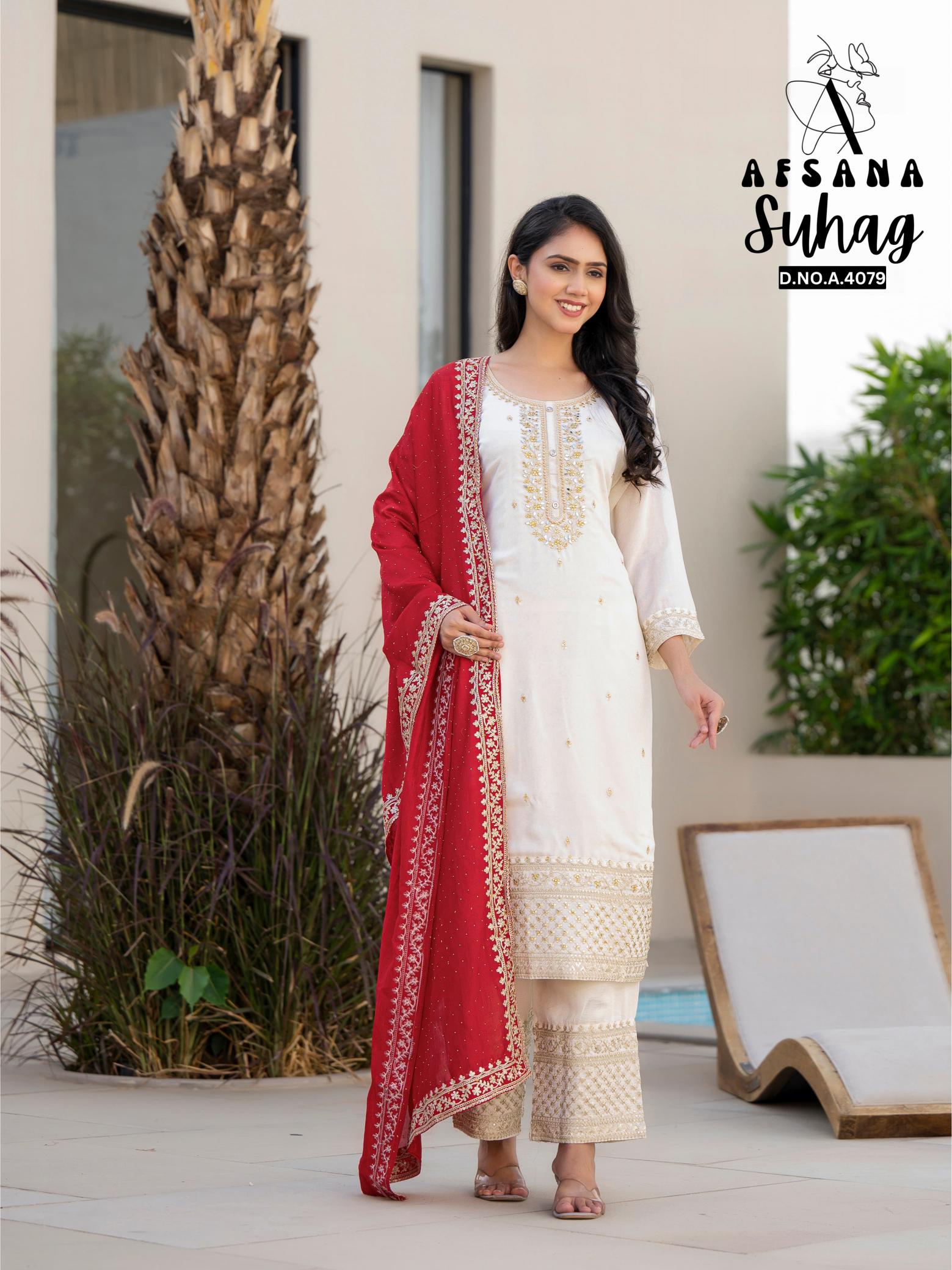 Afsana Suhag vol 1 catalog ready made salwar kameez wholesale