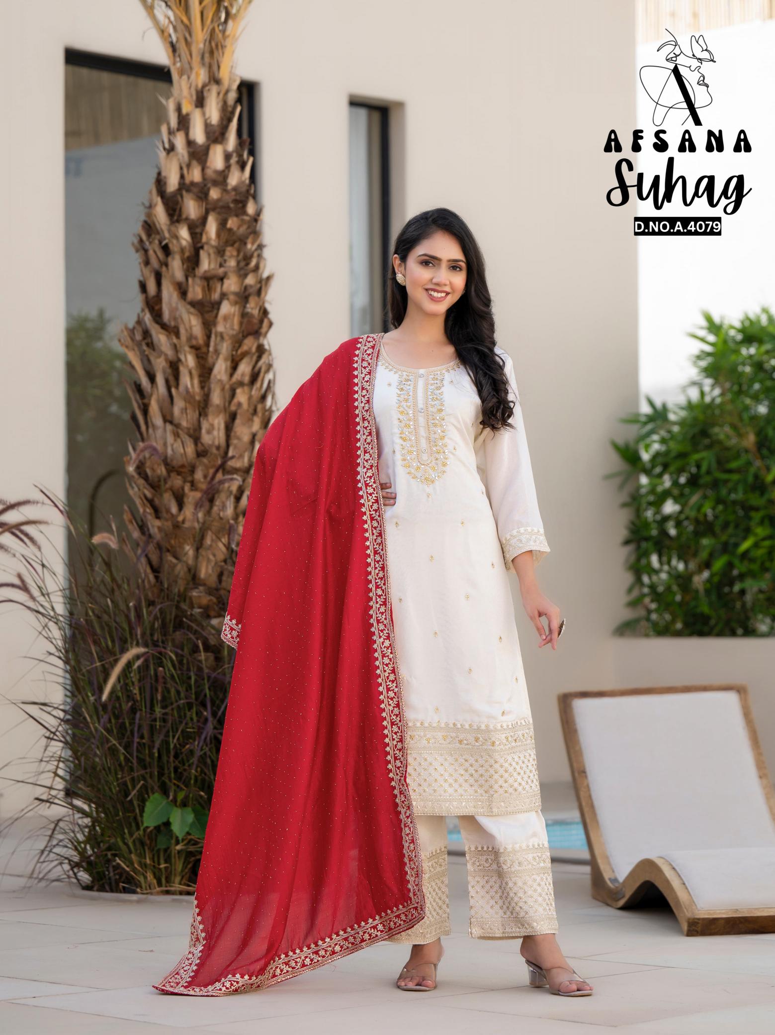 Afsana Suhag vol 1 catalog ready made salwar kameez wholesale