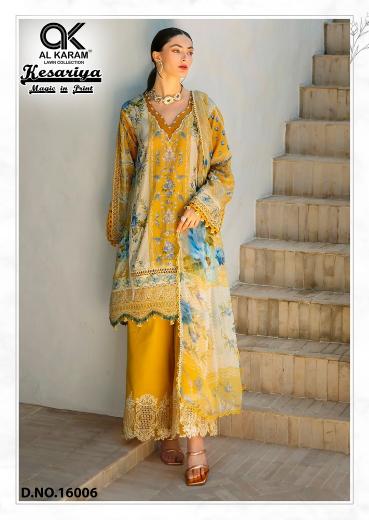 Alkaram Kesariya Vol-16 – Karachi Dress Material - Wholesale Catalog
