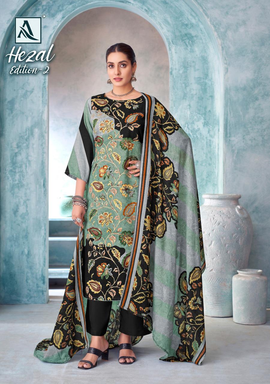 Alok Hezal vol 2 Catalog wholesale dress material surat gujarat india 