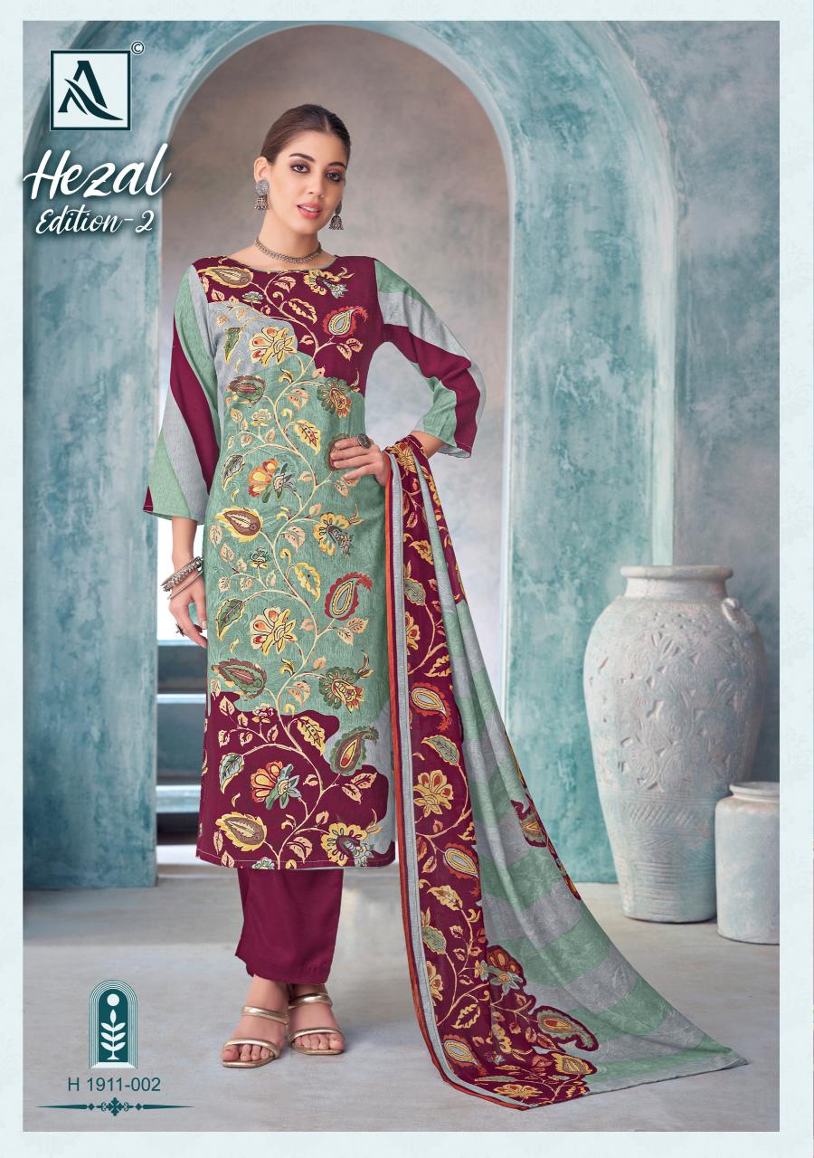 Alok Hezal vol 2 Catalog wholesale dress material surat gujarat india 