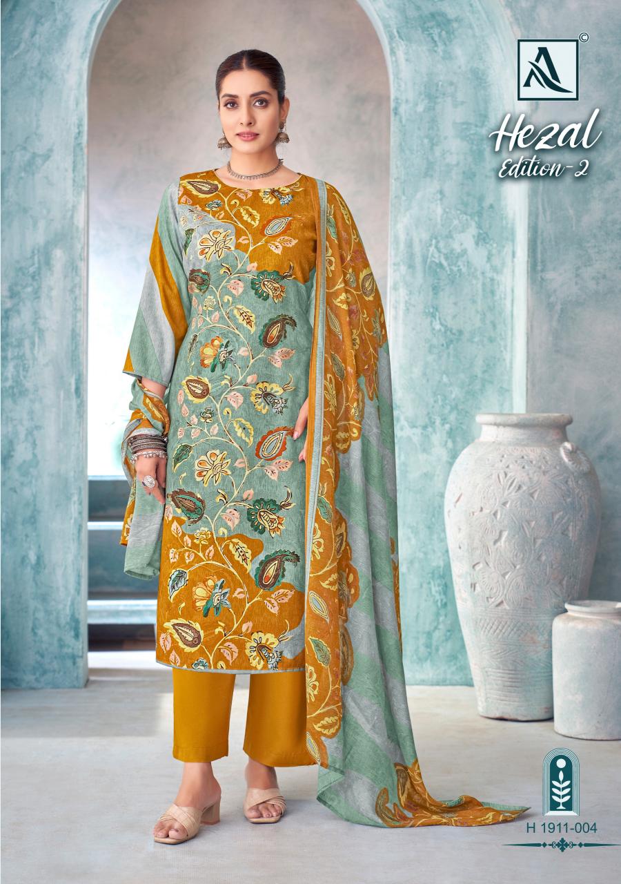 Alok Hezal vol 2 Catalog wholesale dress material surat gujarat india 