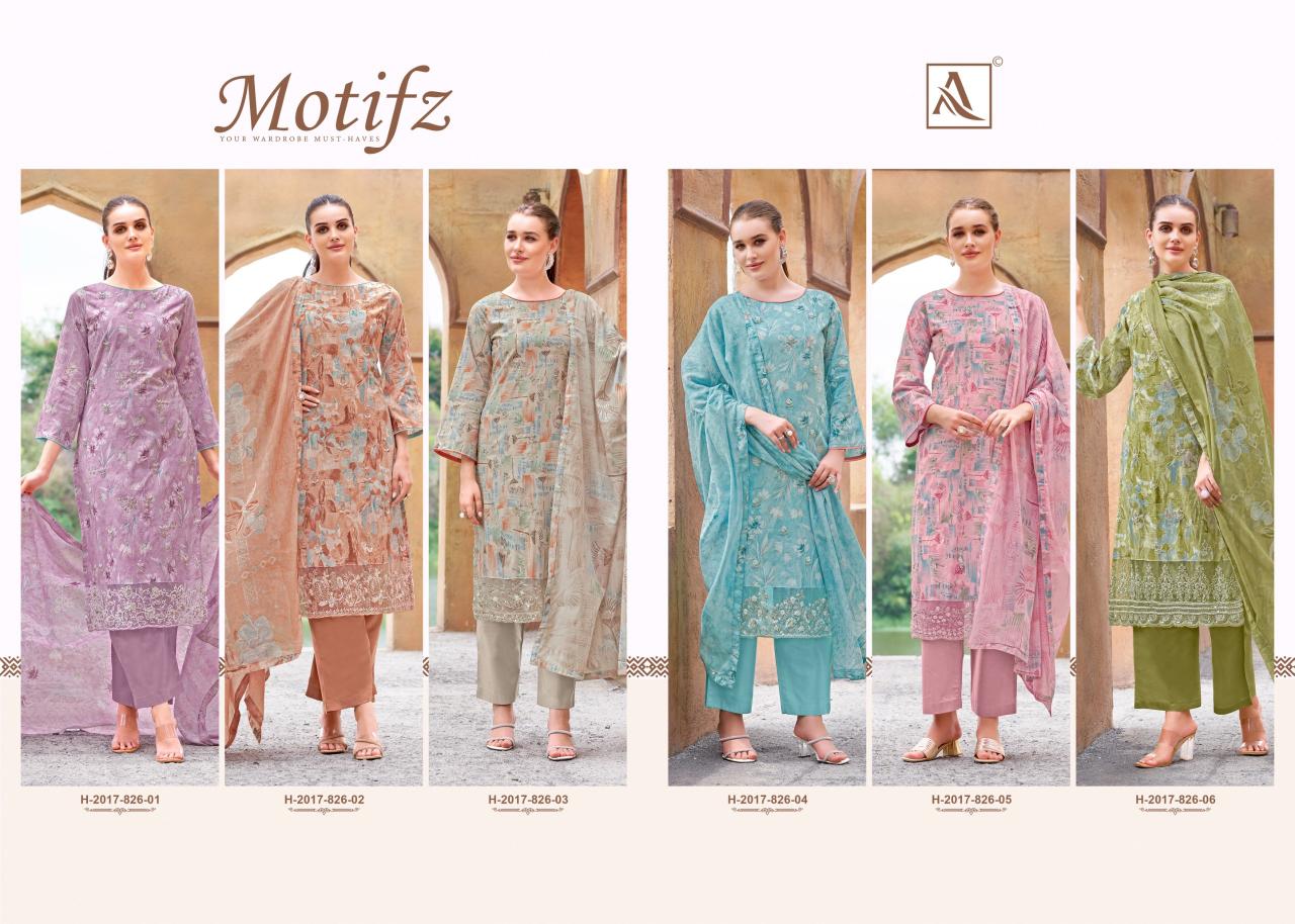 Alok Motifz catalog wholesale dress materials in mumbai online