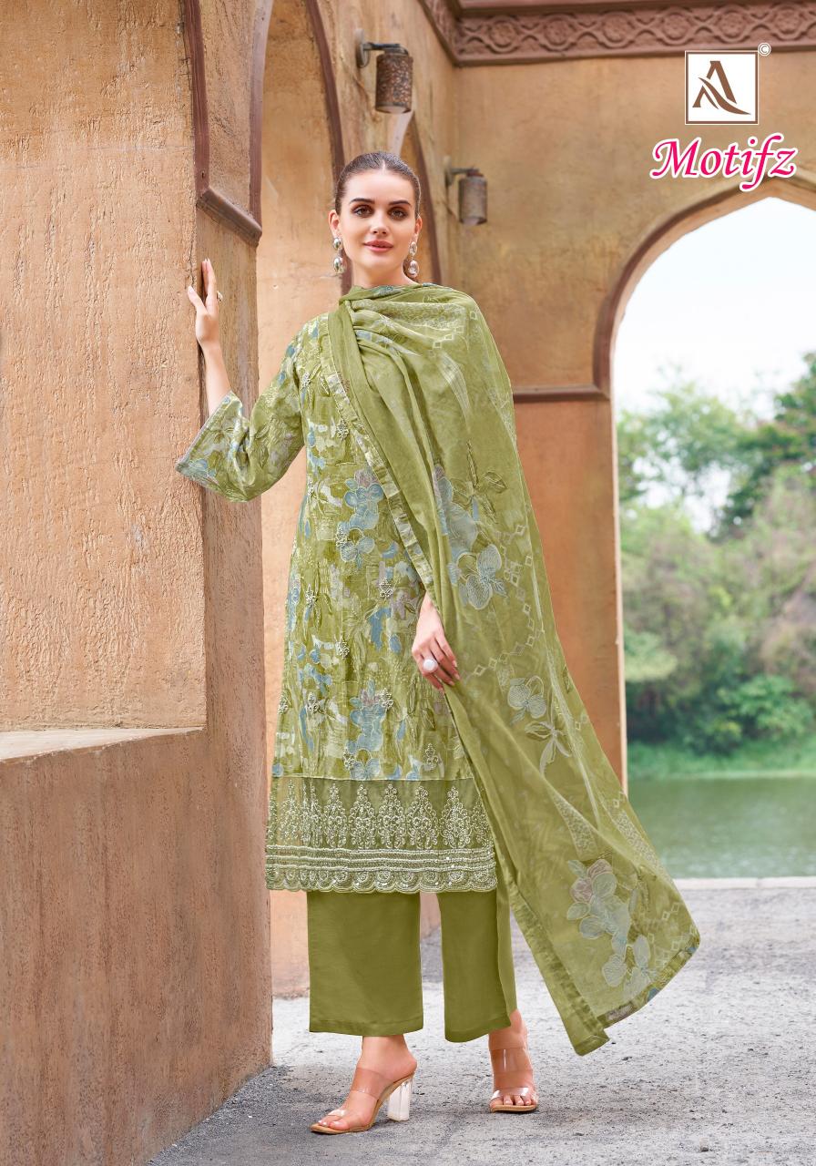 Alok Motifz catalog wholesale dress materials in mumbai online