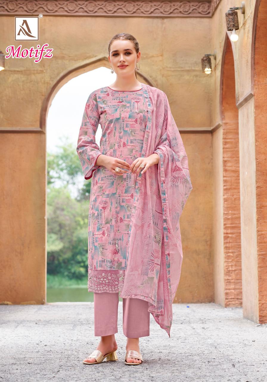 Alok Motifz catalog wholesale dress materials in mumbai online
