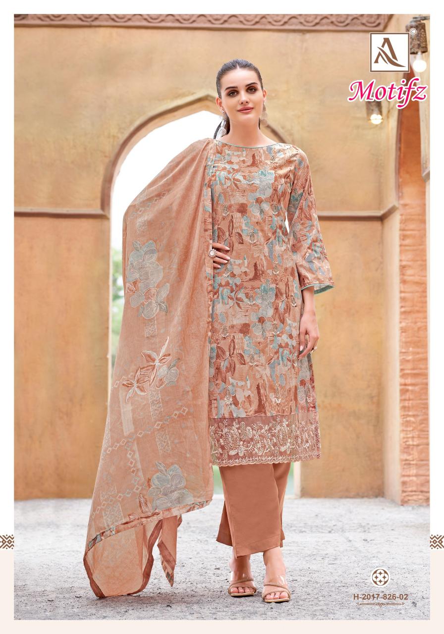 Alok Motifz catalog wholesale dress materials in mumbai online