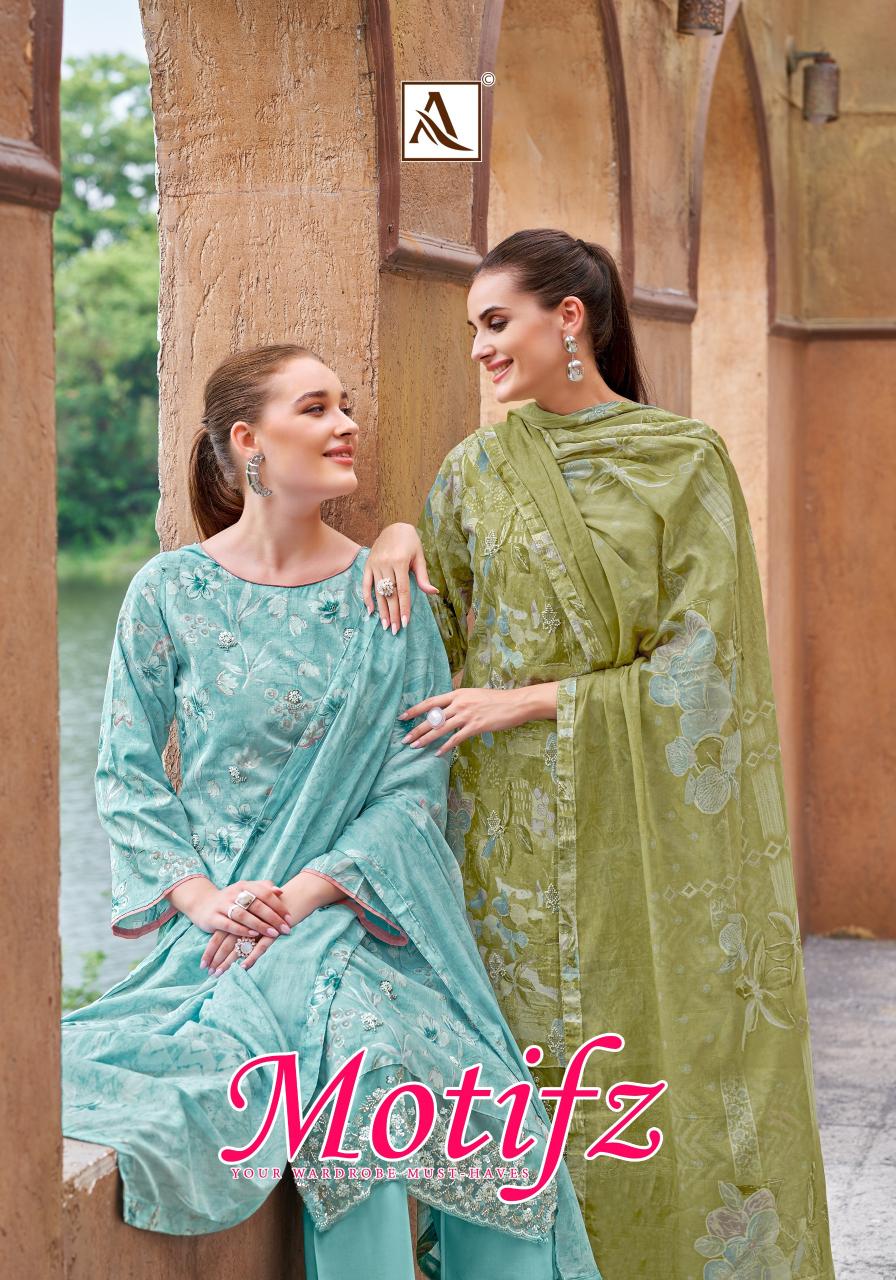 Alok Motifz catalog wholesale dress materials in mumbai online