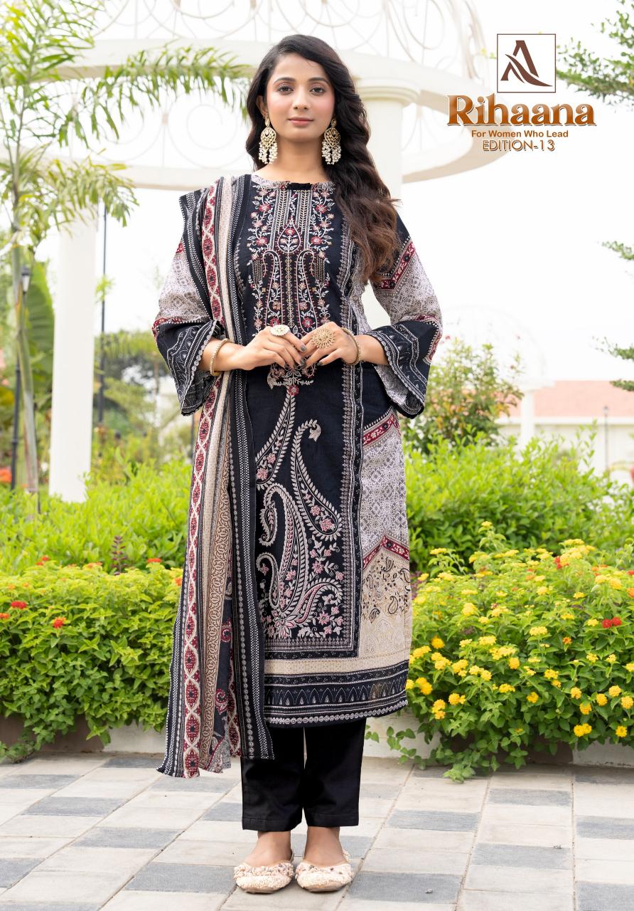 Alok Rihaana Vol 13 catalog dress material wholesale bangalore
