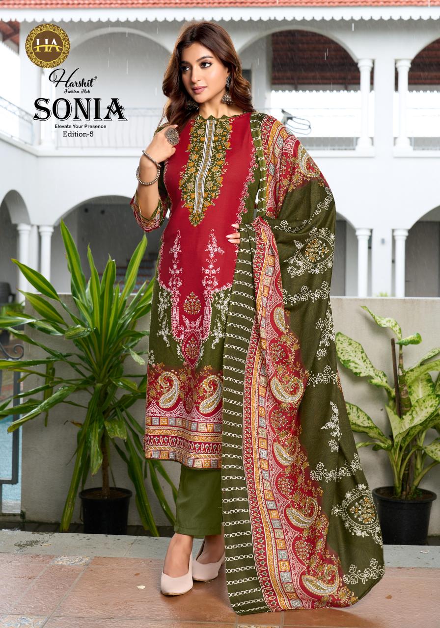 Alok Sonia vol 5 catalog wholesale dress material surat online