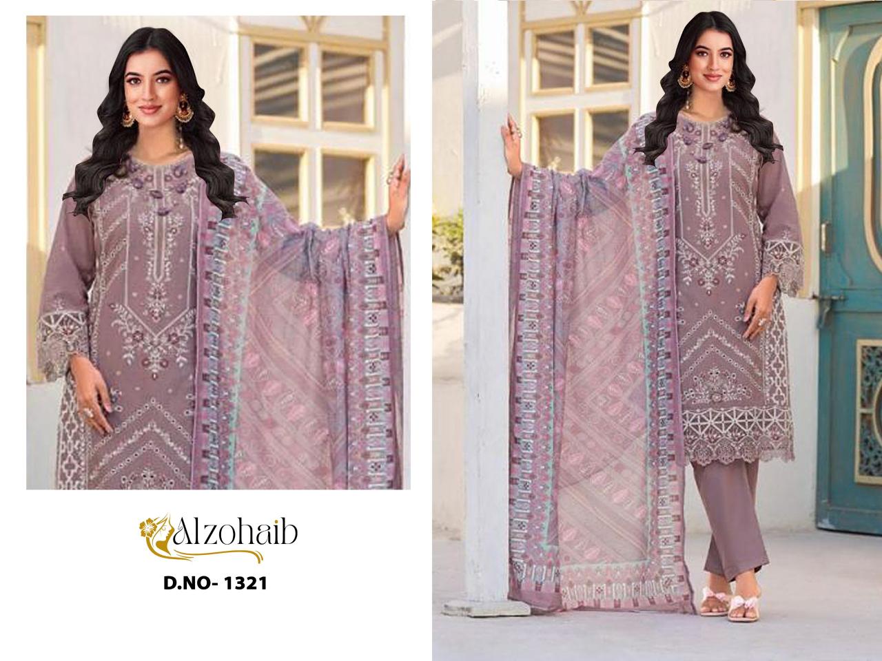 Alzohaib Yasmin catalog Cotton Dupatta pakistani salwar suit wholesale