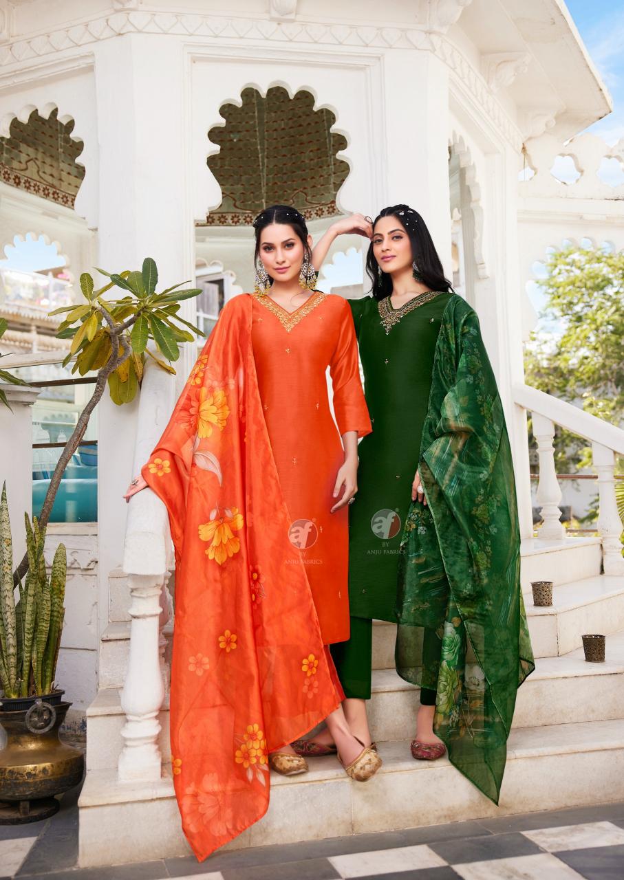 Anju Fabrics Nakhrali Vol 6 catalog kurtis india online shopping