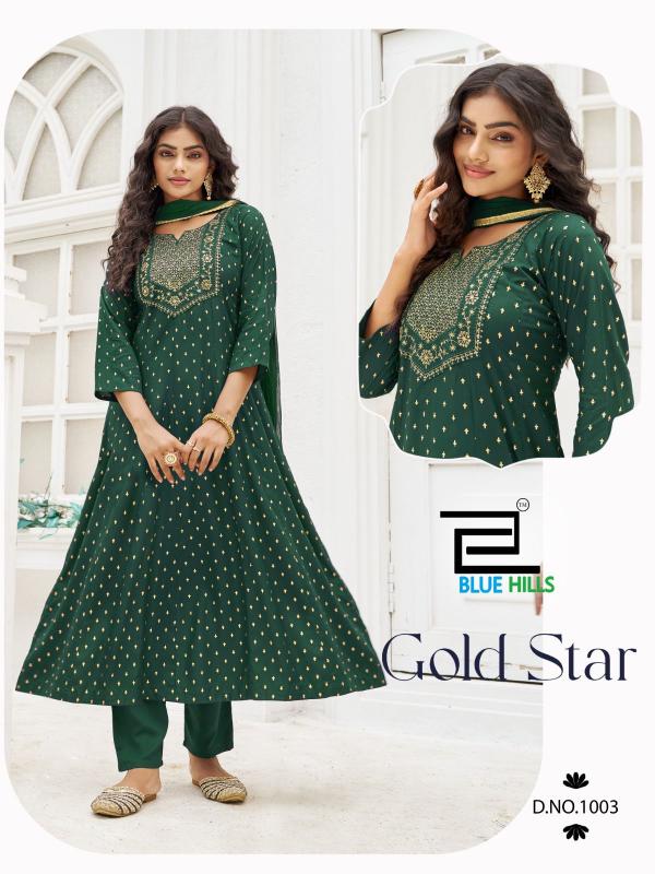Blue Hills Gold Star catalog kurti online shopping india