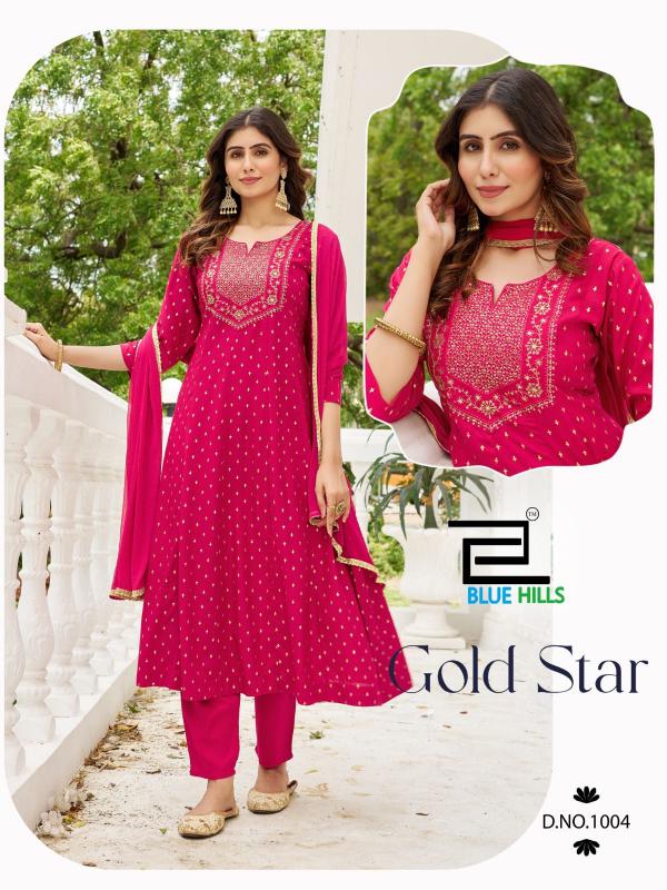 Blue Hills Gold Star catalog kurti online shopping india