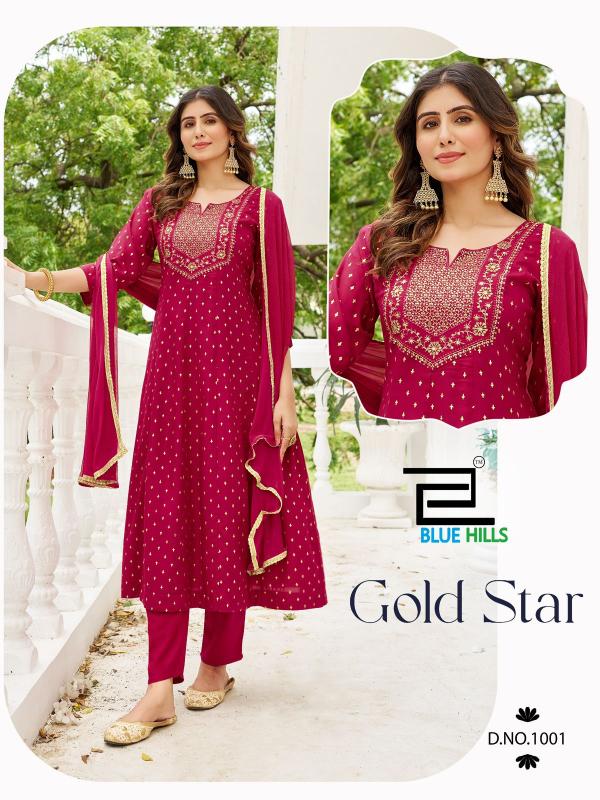 Blue Hills Gold Star catalog kurti online shopping india