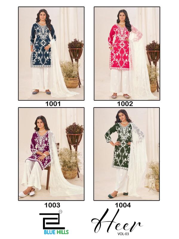 Blue Hills Heer vol 3 catalog indian kurti sewing pattern