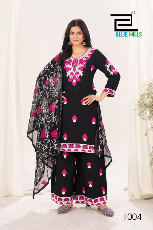 Blue Hills Pink Lotus catalog satin kurtis online india