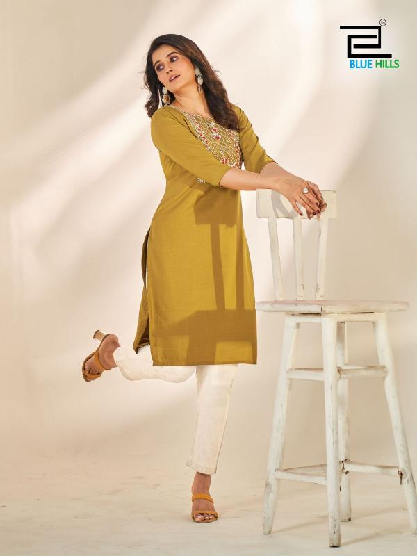 Blue Hills Sonia catalog kurti new 2025 fab india
