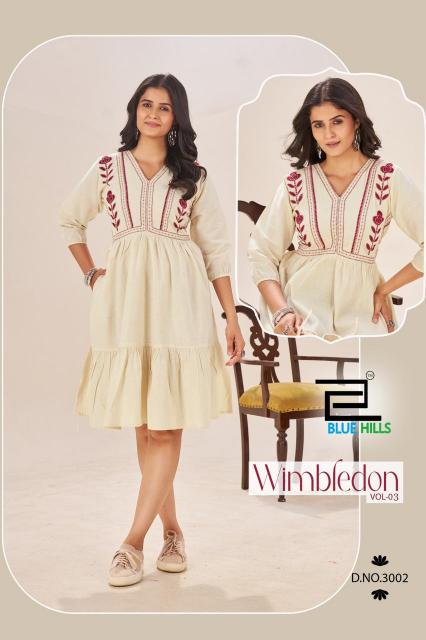 Blue Hills Wimbledon Vol 3 catalog western dress cotton