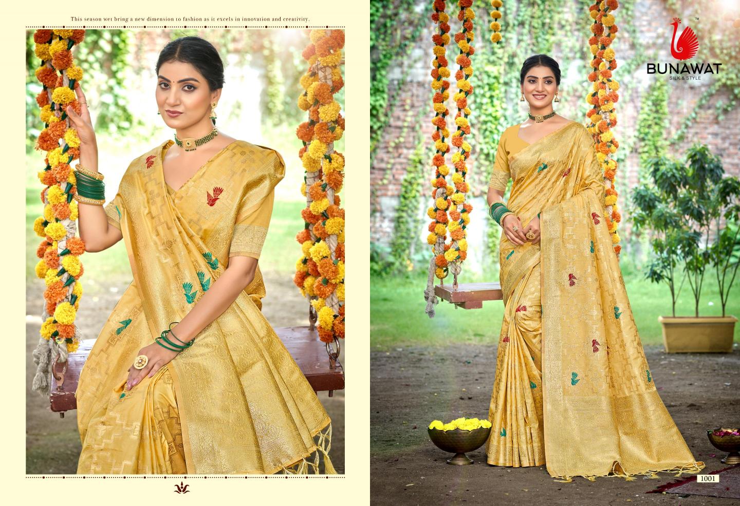 BUNAWAT - Anuradha Havy Assam Silk saree With Meena Woven Work Traditional Saree