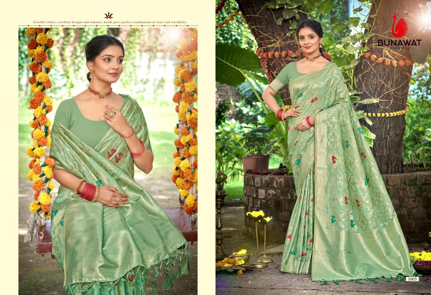 BUNAWAT - Anuradha Havy Assam Silk saree With Meena Woven Work Traditional Saree